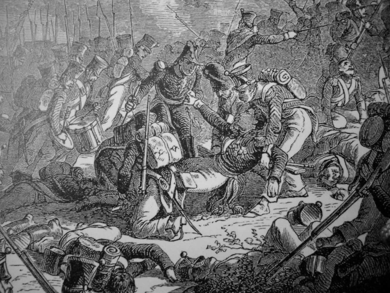 Death of General Gudin at the Battle of Valutino, 1830S