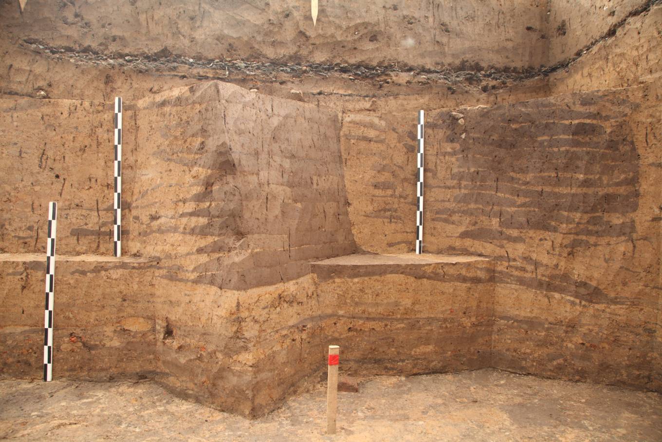 The fortifications dug up at Sheinov Bastion